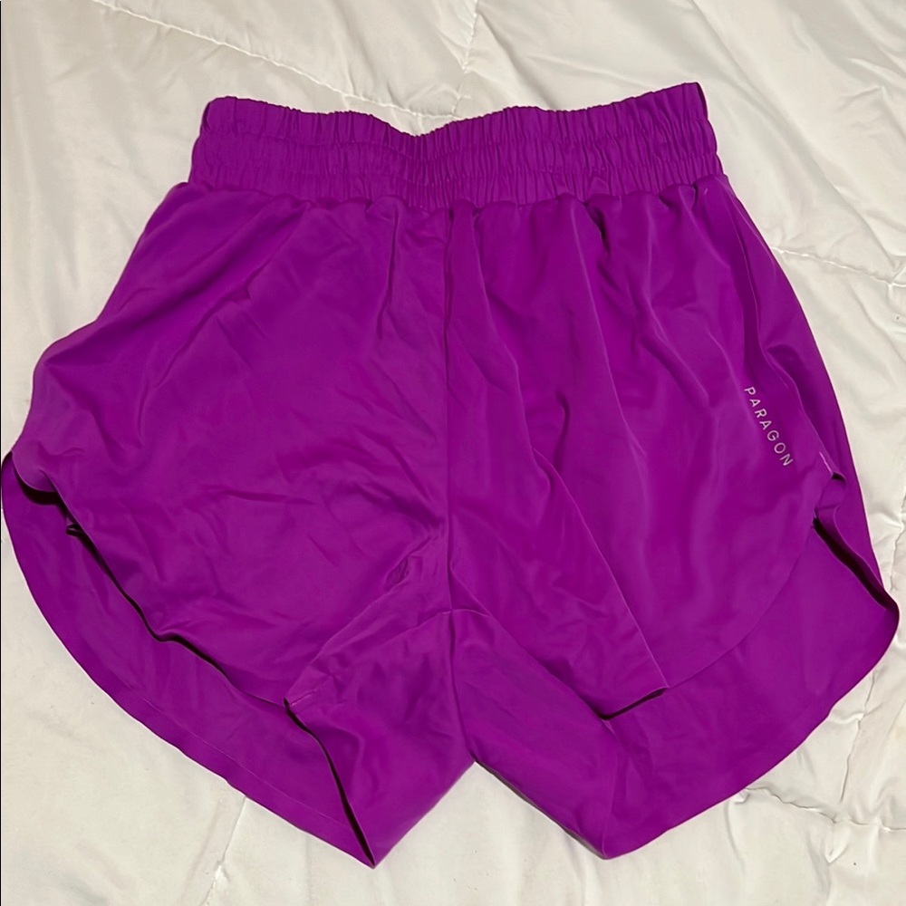 PARAGON Purple Athletic Shorts Lightweight Moisture-Wicking